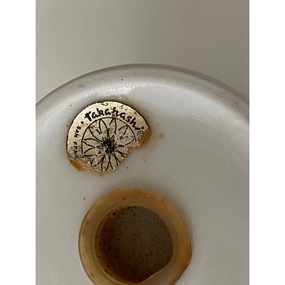 Takashi Ceramic Salt and Pepper Shakers‎ Orange Flowers - Picture 13 of 16